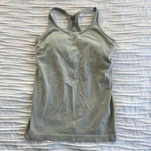 Ribbed Tank Top - Light Green